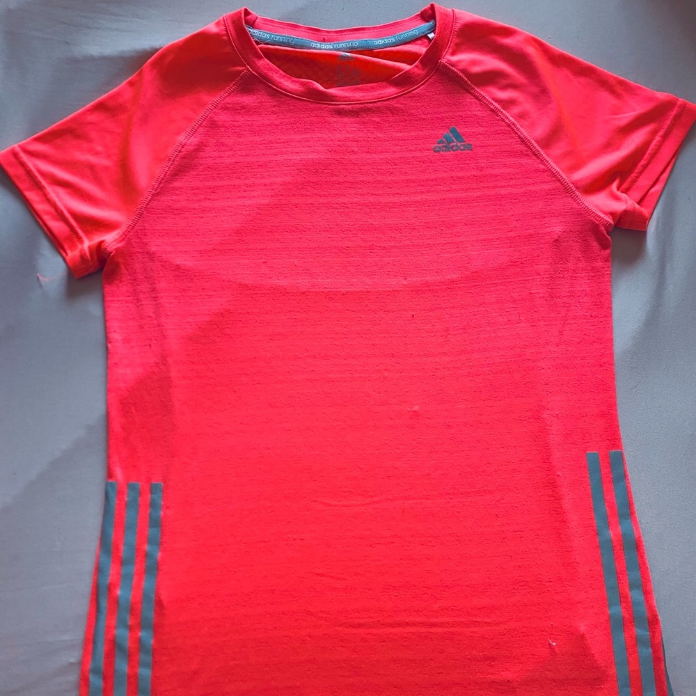 Adidas Bright coral Performance Tee